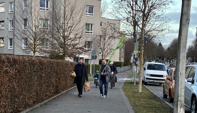 Erster Wahlstand in Pattonville