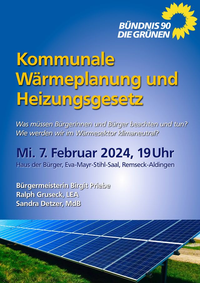 Kommunale Wärmeplanung und Heizungsgesetz