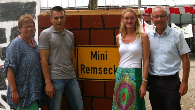 Grüne besuchen Mini-Remseck