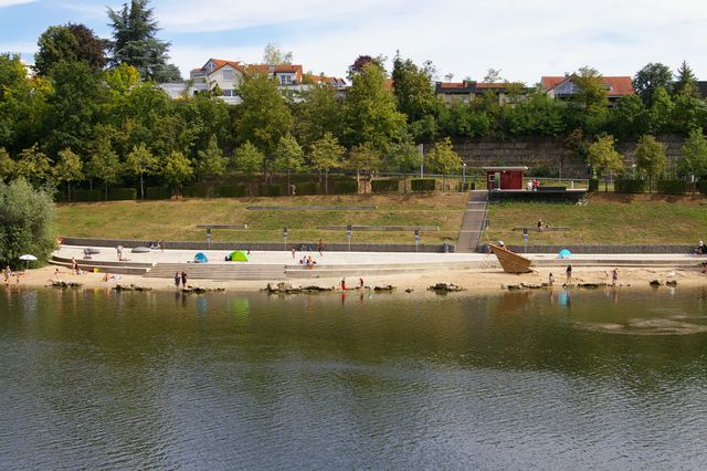 Neckarstrand in Remseck: Die Attraktion