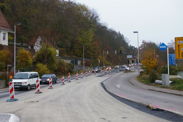 Sanierungsarbeiten der L1100 und K1667: Durchhalten!