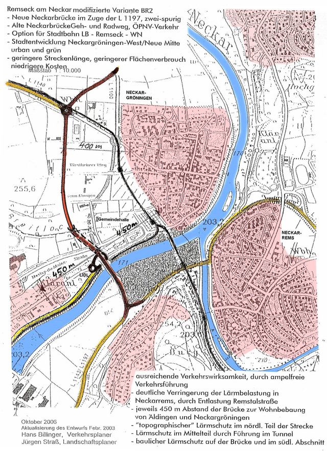 Billinger-Brücke für die Neue Mitte?