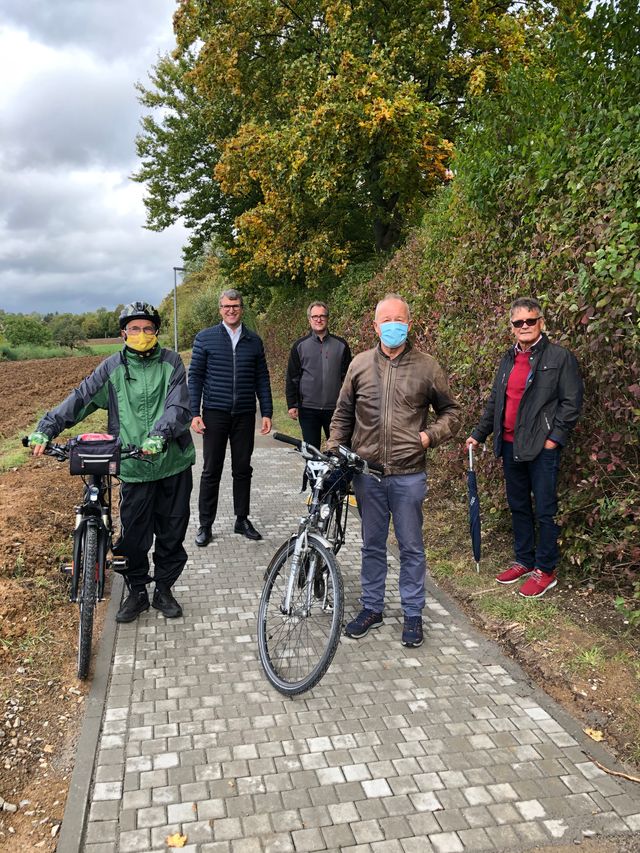 Fuß- und Radweg zwischen Neckarrems und Hochberg saniert