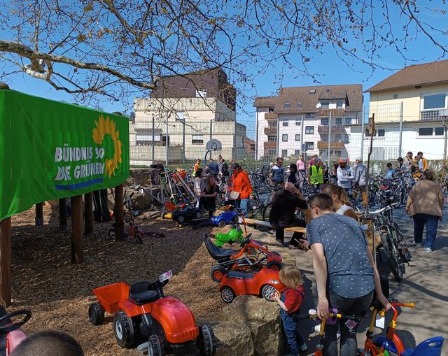 Erster Remsecker Gebraucht- Fahrradmarkt der Grünen ein Erfolg!