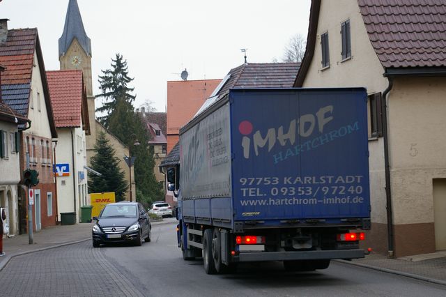 Umweltzone Remseck mit LKW-Durchfahrverbot in Hochberg
