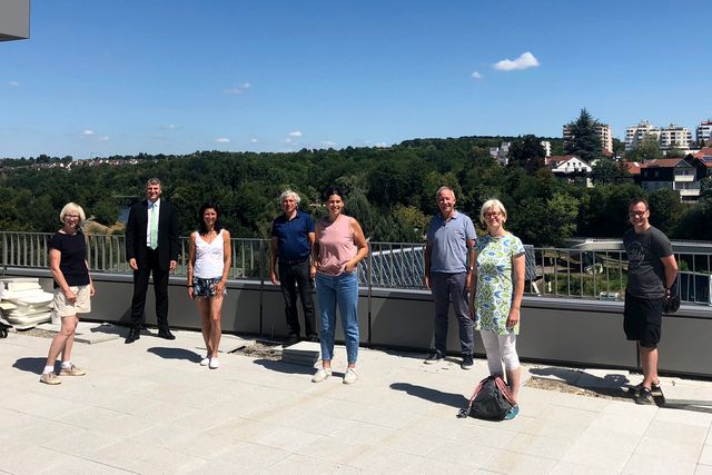 Besuch des Landtagsabgeordneten Jürgen Walter in Remseck