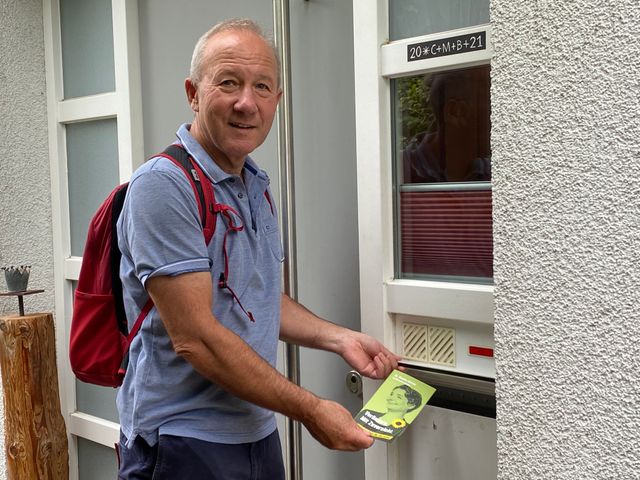 Flyer zur Bundestagswahl sind verteilt