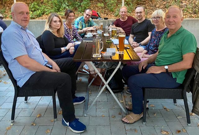 Ortsverbandstreffen des Grünen Ortsverbands: Gespräche unter freiem Himmel