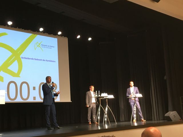 Oberbürgermeisterwahl am 3. Juli: Kandidaten haben sich vorgestellt