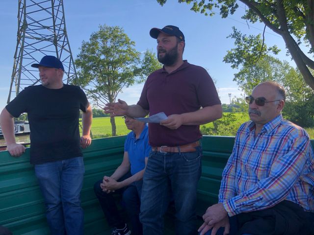 Landwirtschaftliche Felderrundfahrt