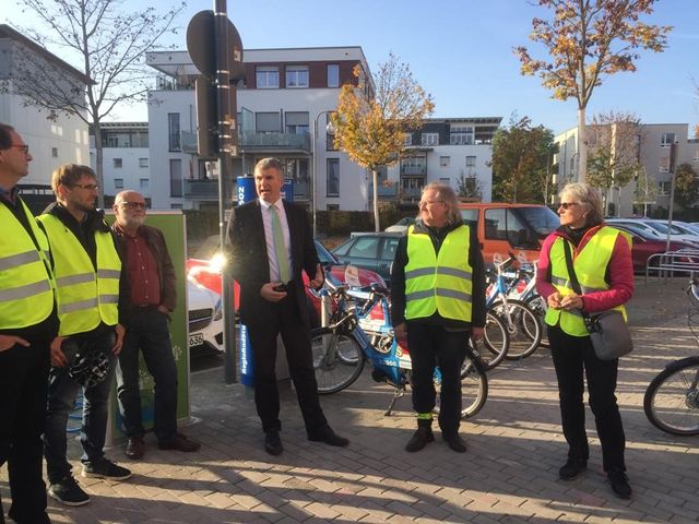 Einrichtung zweier RegioRad-Ladestationen am Hornbach und in Hochdorf sowie einer „virtuellen“ Station in Hochberg
