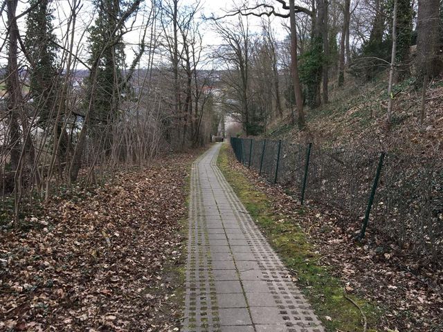 Beleuchtung und Ausbesserung des Schlosswegs am Schloßberg in Neckarrems